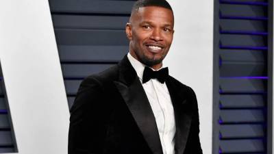 El actor Jamie Foxx en la fiesta de los Oscar's 2019, organizada por Vanity Fair. AFP