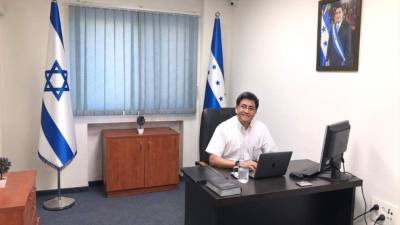 Miguel Muñoz celebró los beneficios que podrían resultar de los convenios de cooperación que se logren a través de esta oficina como extensión de la Embajada de Honduras en Tel Aviv.