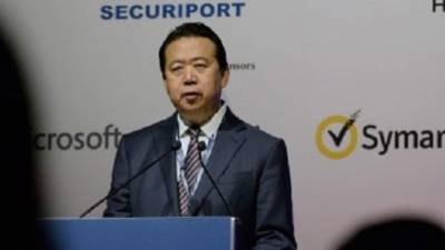 Interpol pide a China que aclare la desaparición de Meng Hongwei. (Foto: AFP)