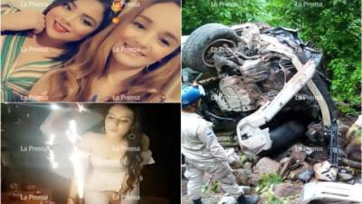Imágenes compartidas por las jóvenes horas antes del trágico accidente.