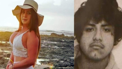 Composición de fotos cedidas por Community Estrella y la Policía de Brookhaven donde aparecen la transgénero Sophie Vásquez, de 36, y Pedro Silva Rentería, de 18 años, sospechoso de su asesinato ocurrido el 4 de mayo en su apartamento. EFE/Community Estrella/Policía de Brookhaven.