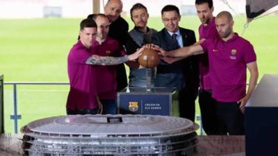 El Barcelona hizo oficial la remodelación del Camp Nou.
