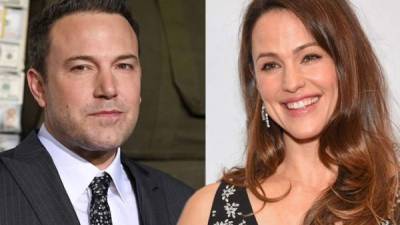 Collage de fotos de Ben Affleck y Jennifer Garner.