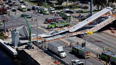 El puente fue instalado con rapidez en un promedio de seis horas el pasado sábado.