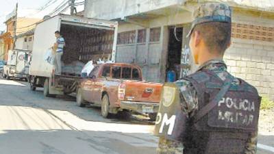 El edificio fue asegurado ayer.