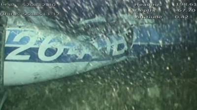 Se difundió la primera imagen del avión encontrado en el fondo del Canal de la Mancha.