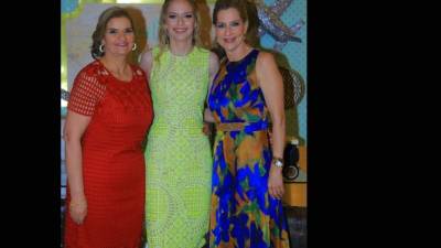 Soad Handal, Nathalie Wolozny Pineda y María Alicia Wolozny.