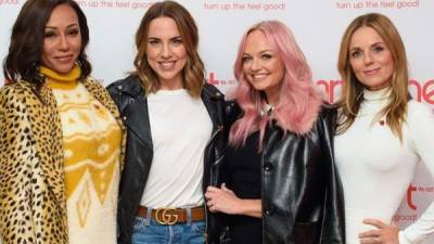 Las Spice Girls (D-I) Melanie Brown, Melanie Chisholm, Emma Bunton y Geri Horner.