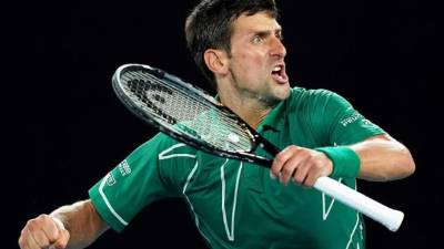 El tenista serbio Novak Djokovic.