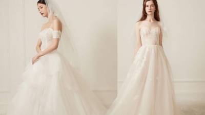 El hondureño Guillermo Pharis Irias, fundador de la línea GIA New York, estrenará su línea exclusiva de vestidos de novia.Mira en exclusiva los primeros diseños que debutarán en las pasarelas este sábado 5 de octubre me EEUU.