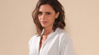 La famosa Victoria Beckham casi nunca se le ha captado sonriente. Foto: redes