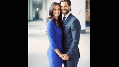 Príncipe Carlos Felipe y su prometida Sofia Hellqvist.