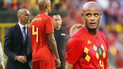 Vincent Kompany no terminó el encuentro frente a Portugal y su lesión podría pasarle factura para la copa del mundo en Rusia 2018.