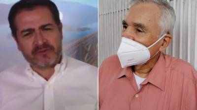 El doctor Tito Alvarado habló sobre el estado de salud del presidente Hernández al salir del Hospital Militar.