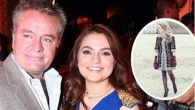 José Alberto Castro, El 'Güero' Castro junto a su hija Sofía Castro. También el vestido de 6,500 dólares marca Dolce & Gabbana que lució en Londres.