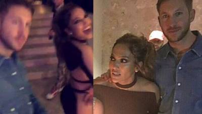 Jennifer López y Calvin Harris.