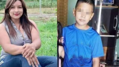 Los cuerpos de Keirin Amador y su hijo quedaron uno cerca del otro.