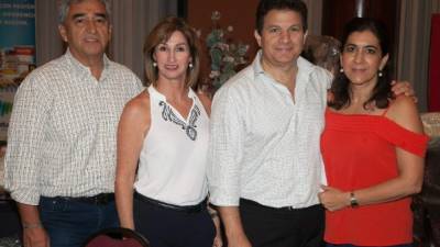 José e Irma Molina junto a Jesús y Giselle Canahuati.
