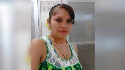 Foto en vida de la operaria Digna Esperanza Alvarado