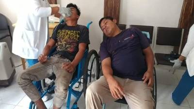 Varios de los afectados recibieron atención médica inmediata.