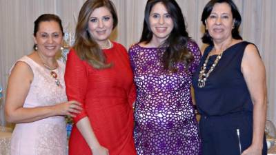 Denia Barón, Lourdes Vanegas, Ana Penagos y Ana Moreno.
