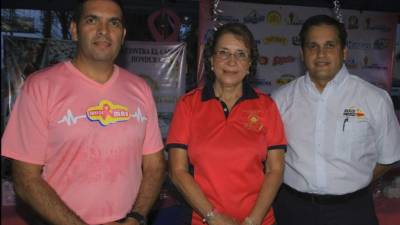 Sergio Guevara, Rosa Arzú y Marco Vásquez.