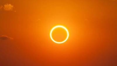 La NASA advierte que eclipse solar anular no se debe de observar directamente, pues el sol no está totalmente oculto.