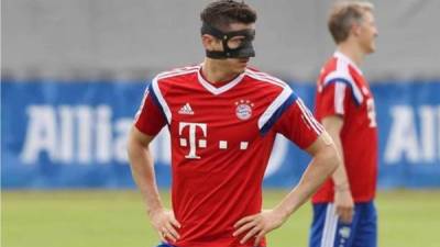 El goleador del Bayern espera llegar a tiempo para jugar la ida de semifinales de la Champions.