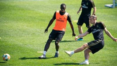 Los jugadores del Real Madrid en sus últimos entrenamientos.