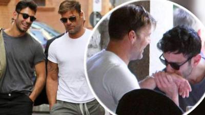 Ricky Martin y su actual pareja, el artista Jwan Yosef.