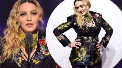 Madonna, durante la entrega del premio de Mujer del año en Billboard.