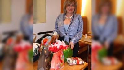 La cumpleañera Suyapa de Chiovelli