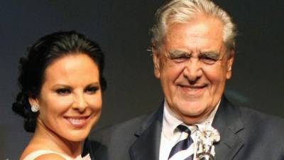 Kate del Castillo y su padre, Eric del Castillo.