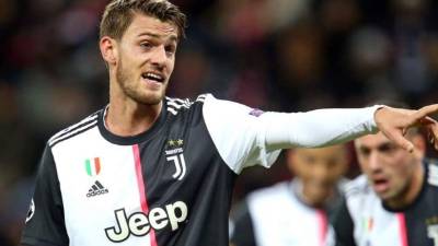 Daniele Rugani, jugador de la Juventus dio positivo por coronavirus en marzo.