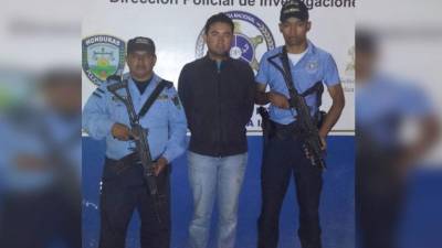 Juan José Romero Cruz (26), detenido en el occidente de Honduras.