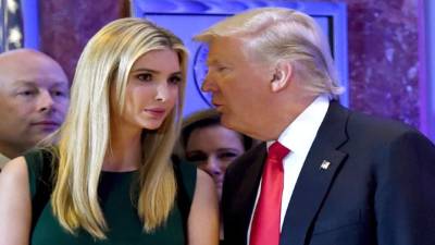 El presidente Donald Trump y su hija Ivanka Trump. Foto/AFP