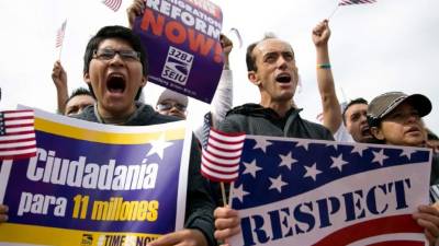 Más de once millones de indocumentados claman por una reforma migratoria en Estados Unidos.