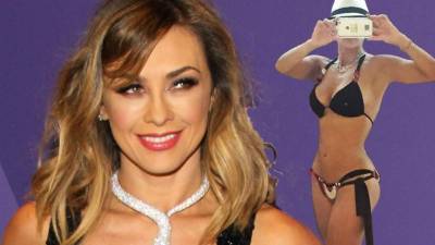 Aracely Arámbula con su bikini provocativo.