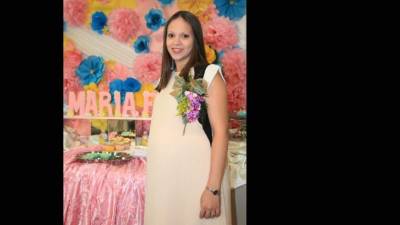 María Fernanda Gauggel de Vivas pronto será mamá.