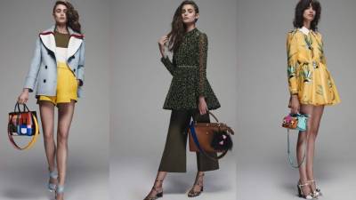 Fendi se inspiró en el estilo MOD para su colección Primavera-Verano 2016.