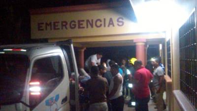 Todos los heridos fueron trasladados a centros hospitalarios de San Pedro Sula.