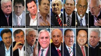 Los acusados en el caso Fifagate.