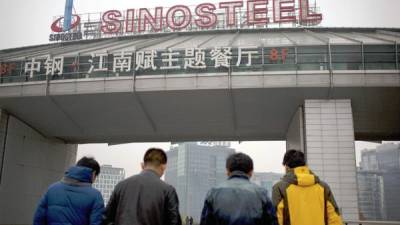 La siderúrgica estatal Sinosteel es una de las empresas chinas agobiadas por sus niveles de deuda.
