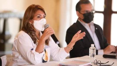 Foto de referencia de la ministra de Salud, Alba Consuelo Flores.