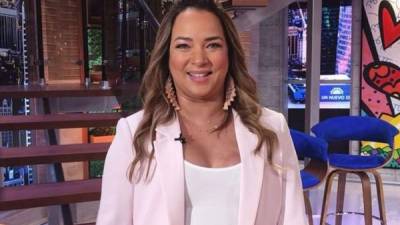 La presentadora Adamari López.