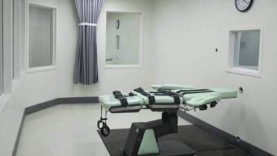 Sala de ejecución para los condenados a muerte.