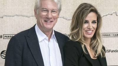 Richard Gere y Alejandra Silva.