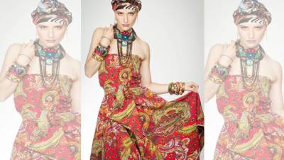 Los accesorios tribales como collares, pulseras y turbantes se suman a la tendencia para crear looks sensacionales.