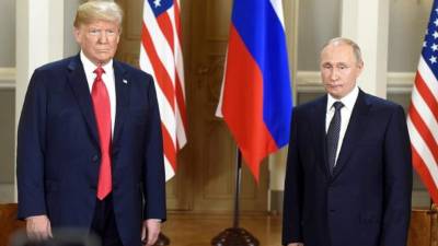 El Presidente de EEUU, Donald Trump y su homólogo ruso, Vladimir Putin. Foto: AFP/Archivo