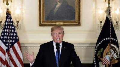 El presidente de Estados Unidos, Donald Trump. AFP